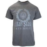 Utah state university ivy retro black unisex t-shirt